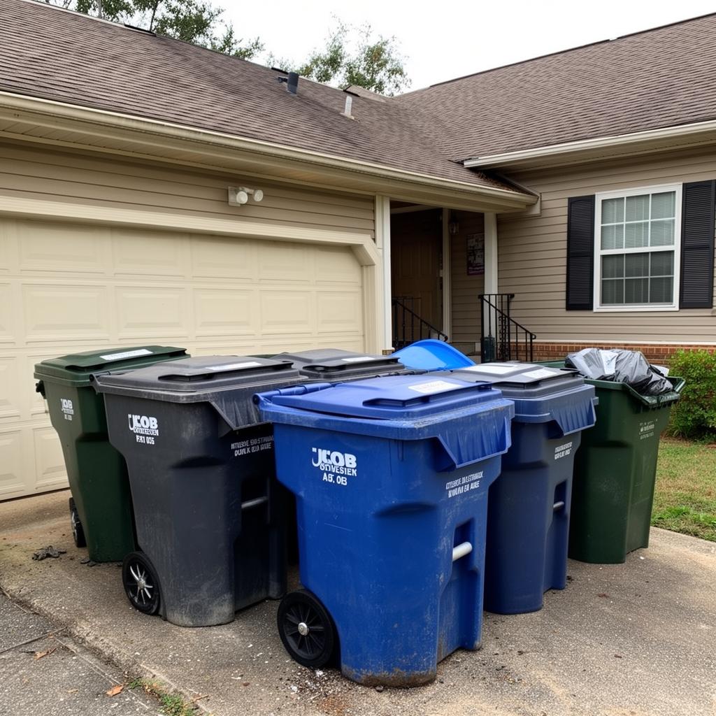 Garbage Can Cleaning